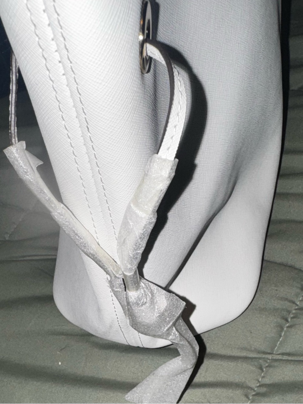 Michael Kors black and white reversible tote w Pouch 35T8GTVT9T NWT - Picture 13 of 16